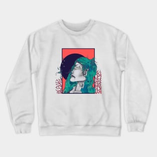 Grey Sea Witch Crewneck Sweatshirt